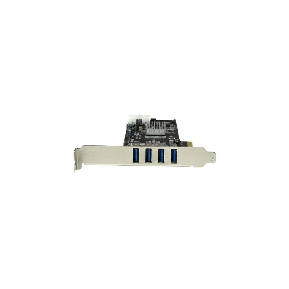 StarTech PEXUSB3S42V USB Adapter - PCI Express x4 - Plug-in Card - 4 Total USB Port(s) - 4 USB 3.0 Port(s) - PC, Linux