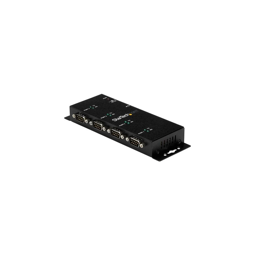 StarTech ICUSB2324I Serial Hub - Wall Mountable - 1 - TAA Compliant - USB - PC, Mac, Linux - 4 x Number of Serial Ports External - 1 x Number of USB Ports