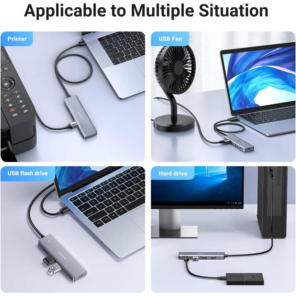 UGREEN 6941876219209 15920 4-Port USB 3.0 Hub - Image 6