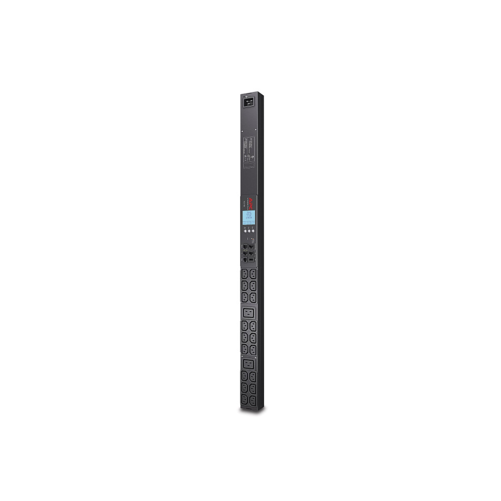 APC AP8858 METERED VERTICAL PDU, 230V, 16A, 3.3KW, C13(18), C19(2), IEC-320, 2YR - Image 2