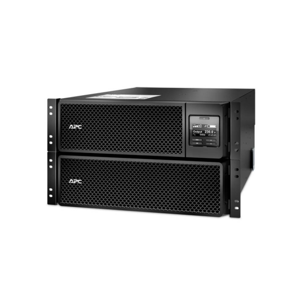 APC SRT10KRMXLI Smart-UPS On-Line, 10kVA/10kW, Rackmount 6U, 230V/400V, 6x C13+4x C19 IEC outlets, Network Card+SmartSlot, Extended runtime, W/ rail kit - Image 1