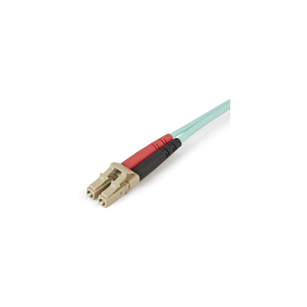StarTech 450FBLCLC2 2m (6ft) LC/UPC to LC/UPC OM4 Multimode Fiber Optic Cable, 50/125µm, 100G, Low Insertion Loss, LSZH Fiber Jumper Cord - 2m (6.6ft) OM4 Multimode LC/LC-UPC Fiber Cable; 1/10/40/100 Gbps Full Duplex; 50/125µm Core w/ Aramid She - Image 4