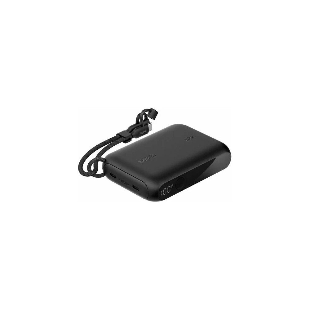 Belkin BPB027FQBK BoostCharge Power Bank - For Smartphone, Tablet PC, iPhone, iPad mini, iPad Pro - 10000 mAh - 20 W - USB Type-C Connector - 2 x USB - Digital Display, Battery Level Indicator, Overheat Protection - Image 2