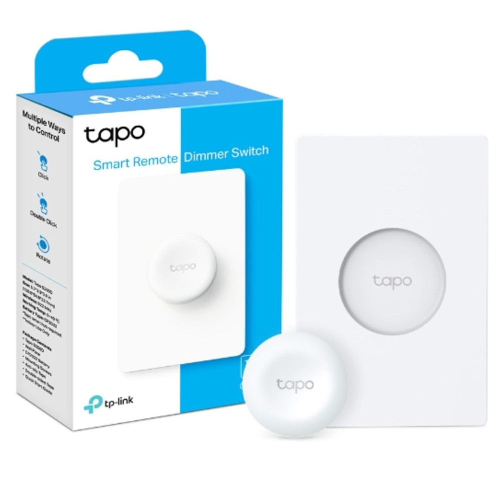 TP-LINK TAPO S200D Tapo Smart Remote Dimmer Switch, Smart Customised Actions, Multiple Control, Flexible Mounting, Long Battery Life - Image 1