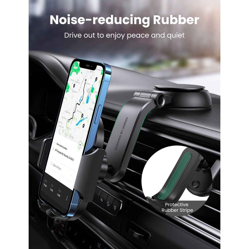 UGREEN 6957303824731 20473 Waterfall-Shaped Suction Cup Phone Mount - Image 6