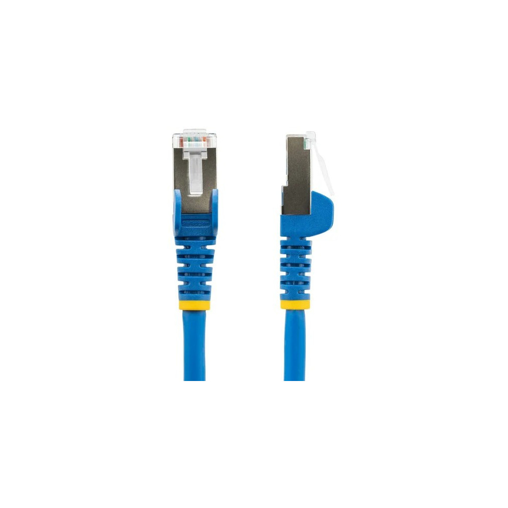 StarTech NLBL-10M-CAT6A-PATCH 10m CAT6a Ethernet Cable, Blue Low Smoke Zero Halogen (LSZH) 10 GbE 100W PoE S/FTP Snagless RJ-45 Network Patch Cord - Cable for Network Device - First End: 1 x RJ-45 Network - Male - Second End: 1 x RJ-45 Network - Male - 10