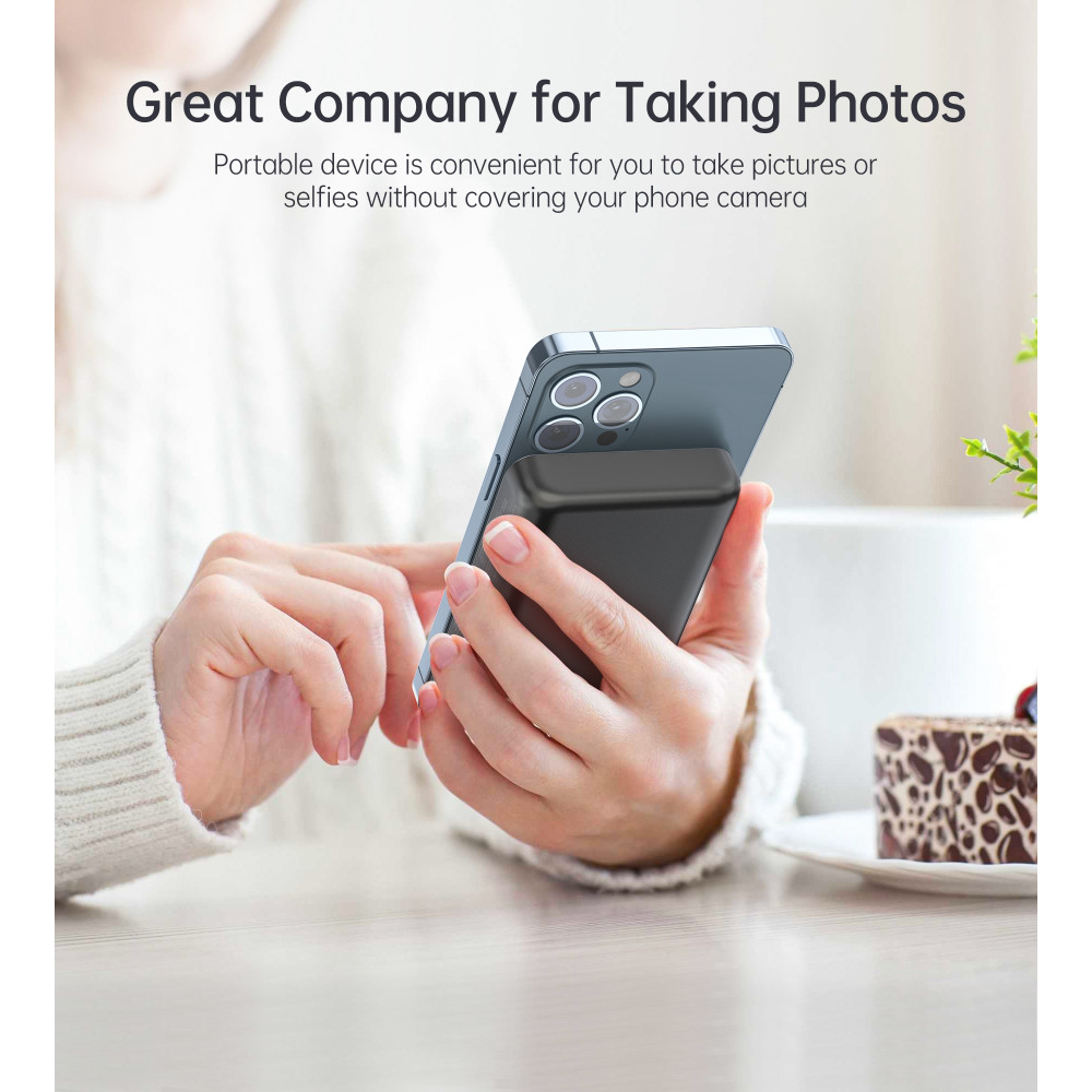 Choetech 6932112100597 B651 10000mAh Magnetic Wireless Charge Power Bank - Image 3
