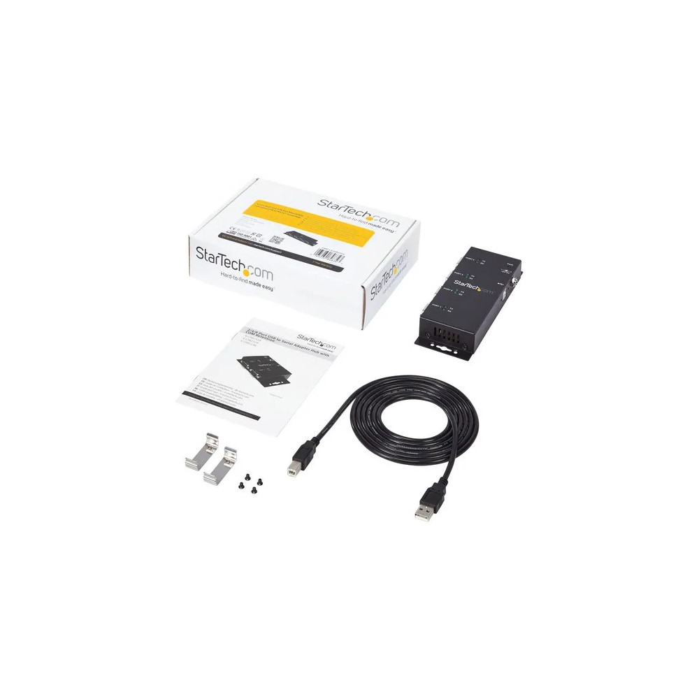 StarTech ICUSB2324I Serial Hub - Wall Mountable - 1 - TAA Compliant - USB - PC, Mac, Linux - 4 x Number of Serial Ports External - 1 x Number of USB Ports - Image 7