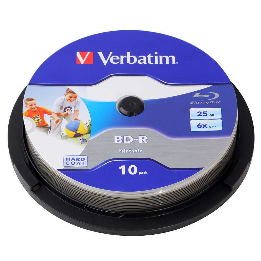 Verbatim 6943760242935 BD-R / 25GB / 6X / 10PACK / Branded non Printable - Image 3