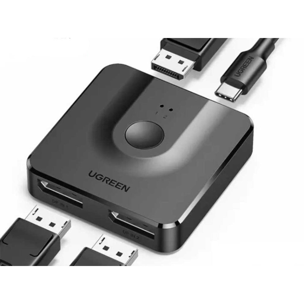 UGREEN 6957303866229 UGEEEN 60622 1.2 DisplayPort Bi - directional Switch - Image 2