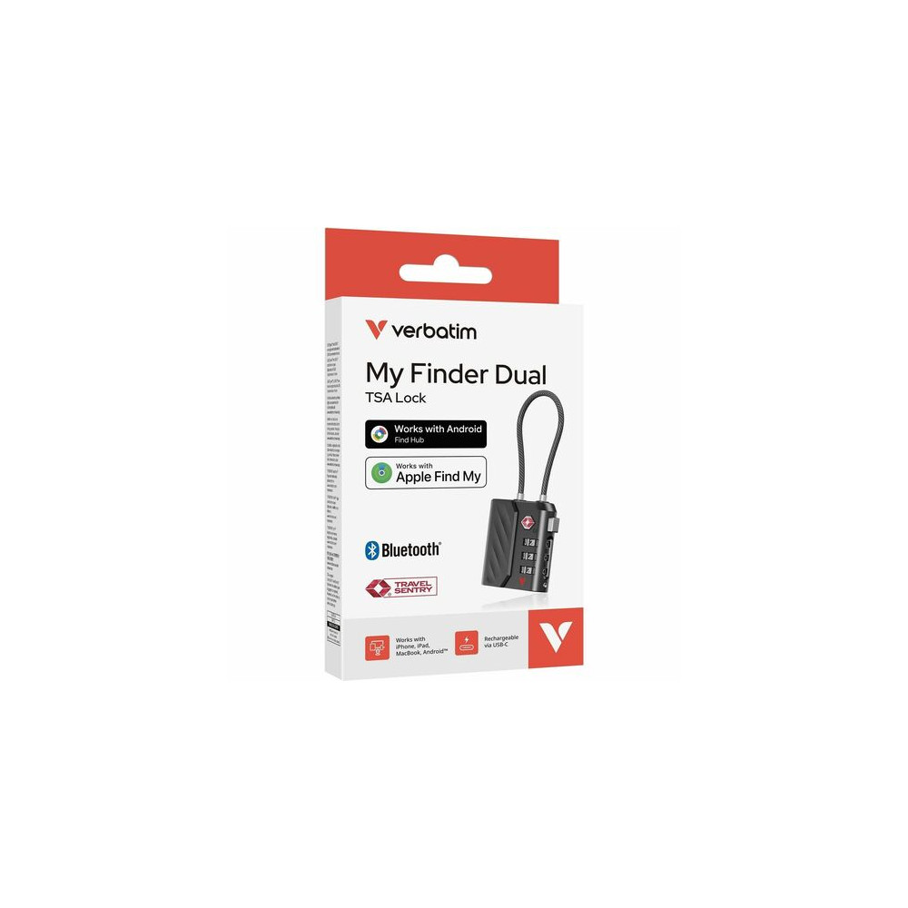 Verbatim 30169 DUAL TRACKING TAG WITH TSA LOCK BLACK - Image 7