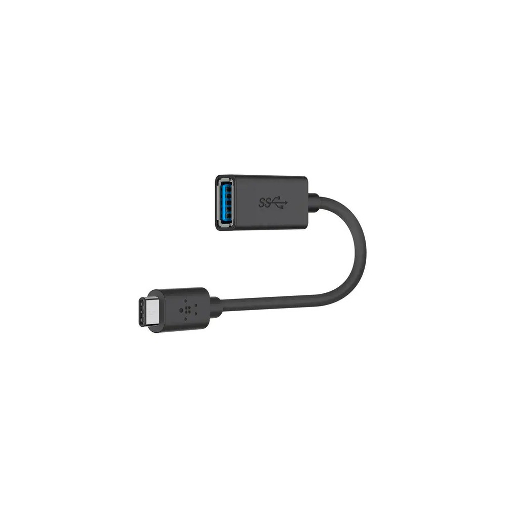 Belkin F2CU036BTBLK USB 3.0 USB-C to USB A Adapter - Image 2