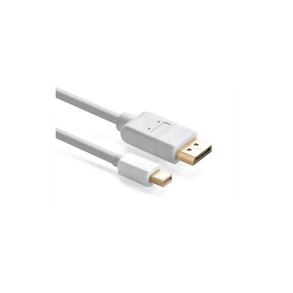 UGREEN 6957303814084 10408 Mini DP to DP cable 2M-White 10408 - Image 1
