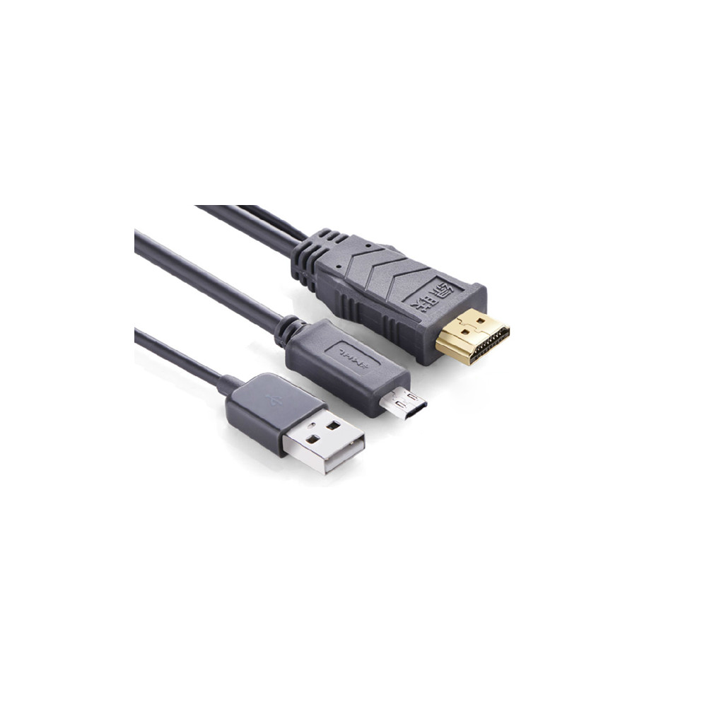 UGREEN 6957303821396 20139 MHL Micro USB 11Pin to HDMI Adapter Cable 2M - Image 1