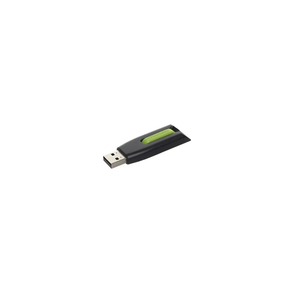 Verbatim 49177 Store 'n' Go V3 16 GB USB 3.0 Flash Drive - Green, Black - 1 / Each