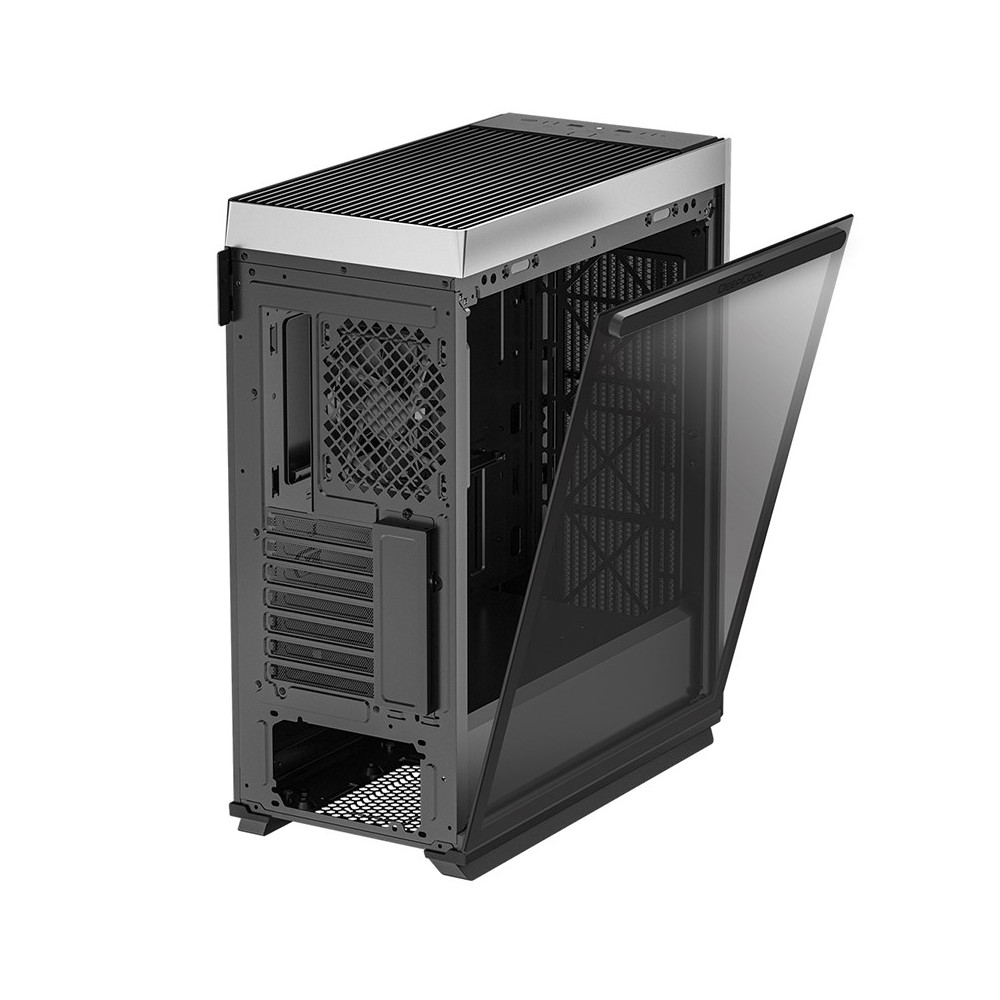DEEPCOOL R-CL500-BKNMA1N-G-1 CL500 High Airflow Mid-Tower ATX Case Mesh Front Panel, Tempered Glass Side Panel