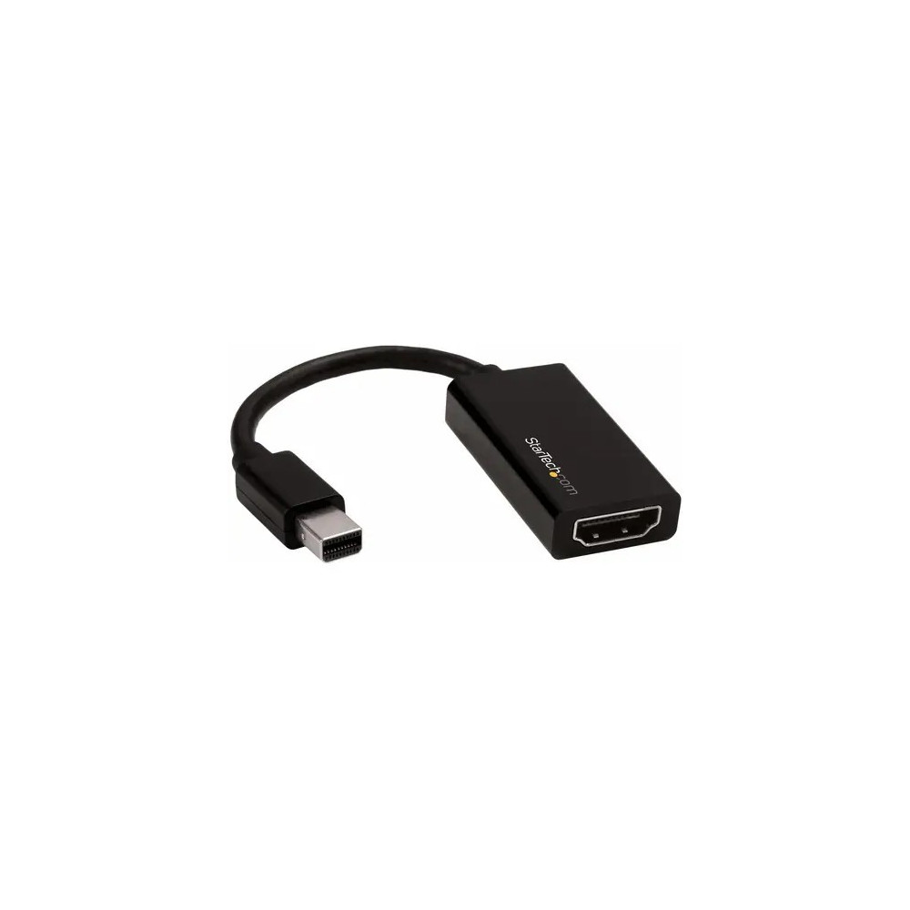 StarTech MDP2HD4K60S Mini DisplayPort to HDMI Adapter, Active Mini DP 1.4 to HDMI 2.0 Video Converter for Monitor/Display, 4K 60Hz, mDP to HDMI - Active Mini DisplayPort to HDMI adapter dongle - 4K 60Hz (3840x2160)/1080p/18Gbps/7.1 Audio/HDCP 2.2/DPCP - M