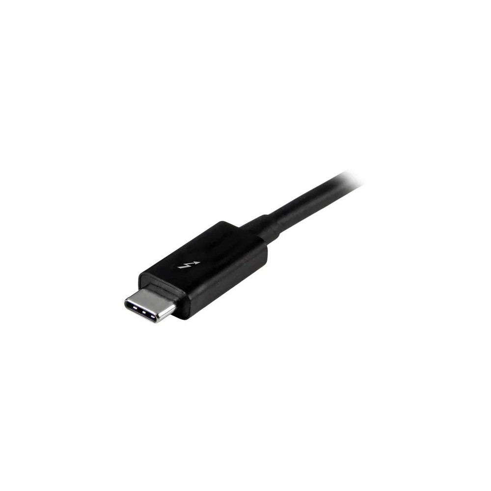 StarTech TBLT3MM1M 1m (3.3ft) Thunderbolt 3 Cable, 20Gbps, 100W PD, 4K Video, Thunderbolt-Certified, Compatible w/ TB4/USB 3.2/DisplayPort - 1m (3.3ft) Passive Thunderbolt 3 cable - Delivers consistent 20 Gbps performance - Compatible with TB4, USB4/USB-C