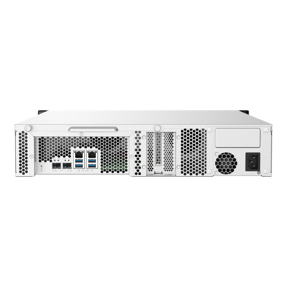 QNAP TS-832PXU-4G 8-BAY NAS 3.5"(0/8), ARM QC-1.7GHz, 4GB, 2.5GbE(2), SFP+(2), 2U RACK, 3YR WTY