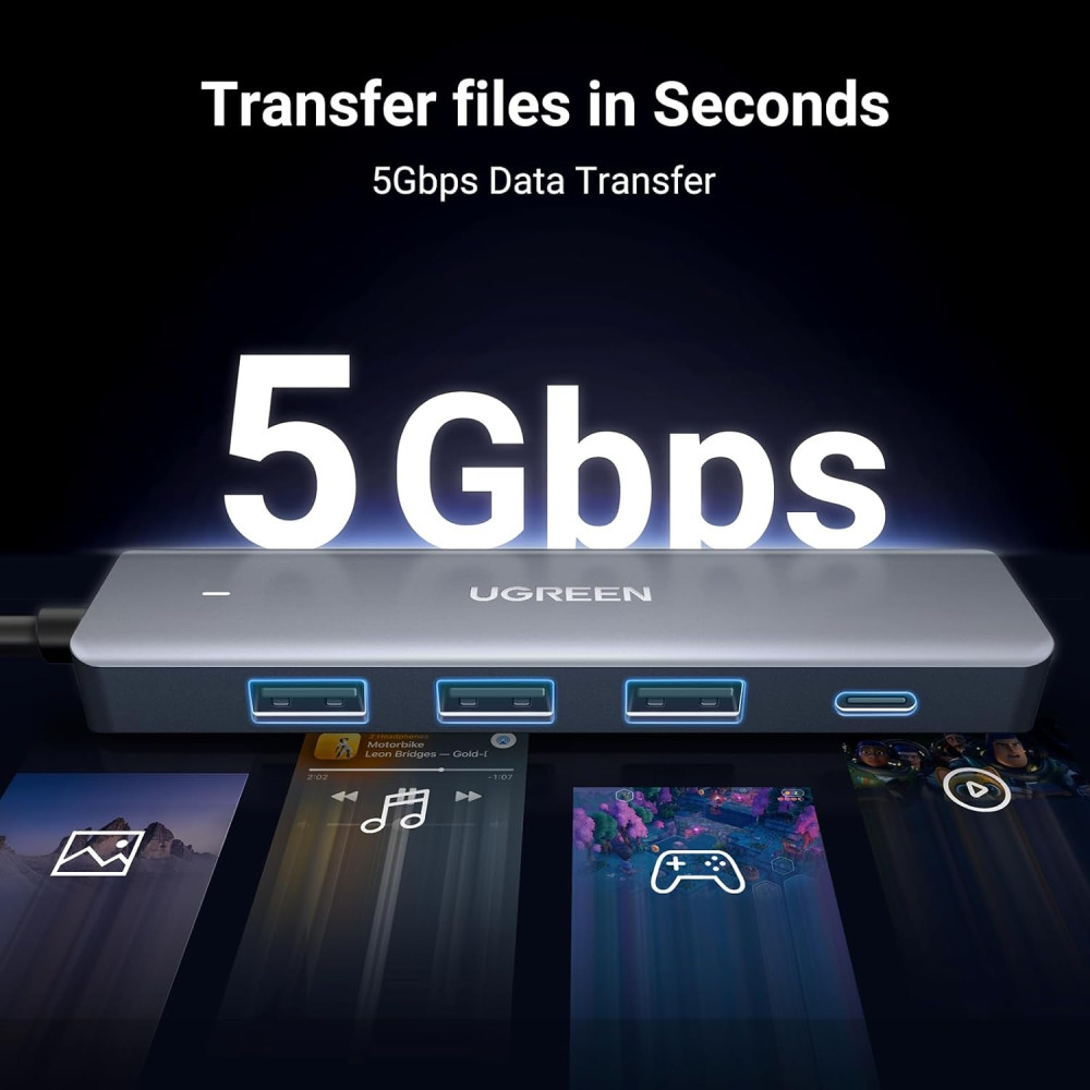 UGREEN 6941876219209 15920 4-Port USB 3.0 Hub - Image 3