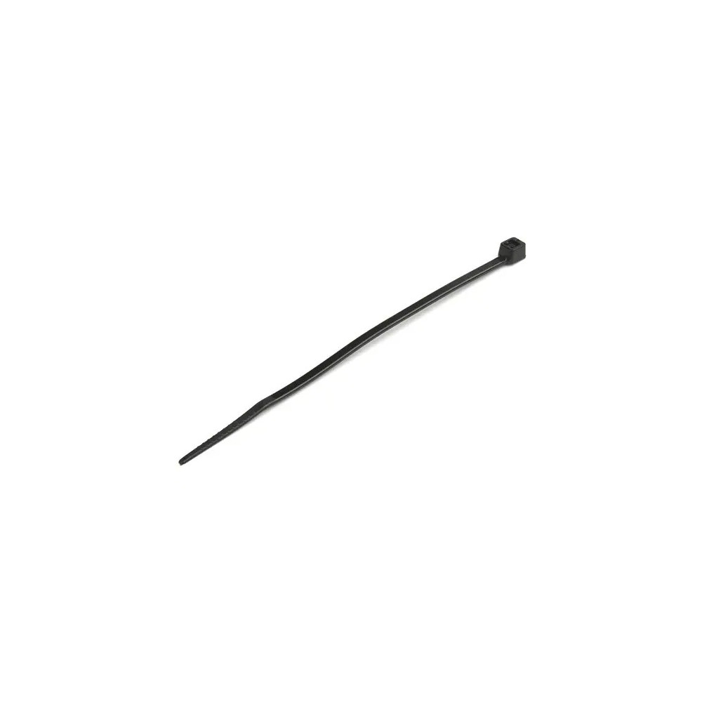 StarTech CBMZT4B 100 Pack 4" Cable Ties - Black Small Nylon/Plastic Zip Ties Adjustable Network Cable Wraps UL TAA - Cable Tie - 99.1 mm Length - Nylon 66