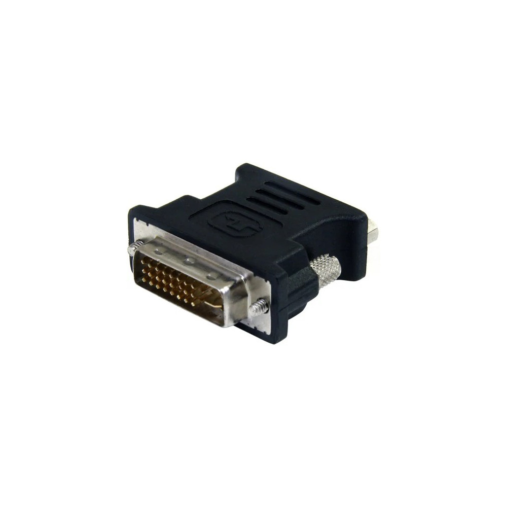 StarTech DVIVGAMFBK DVI to VGA Cable Adapter - Black - M/F - 1 x 29-pin DVI-I (Dual-Link) Video Male - 1 x 15-pin HD-15 VGA Female - Black