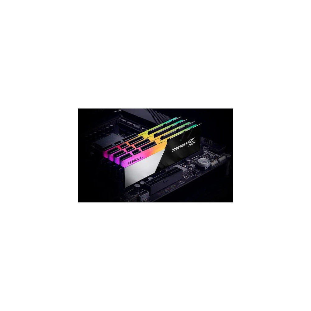 G.SKILL F4-3600C16D-16GTZNC Trident Z Neo RAM Module for Server, Desktop PC, Workstation - 16 GB (2 x 8GB) - DDR4-3600/PC4-28800 DDR4 SDRAM - 3600 MHz - CL16 - 1.35 V - Non-ECC - Unbuffered - 288-pin - DIMM - Lifetime Warranty