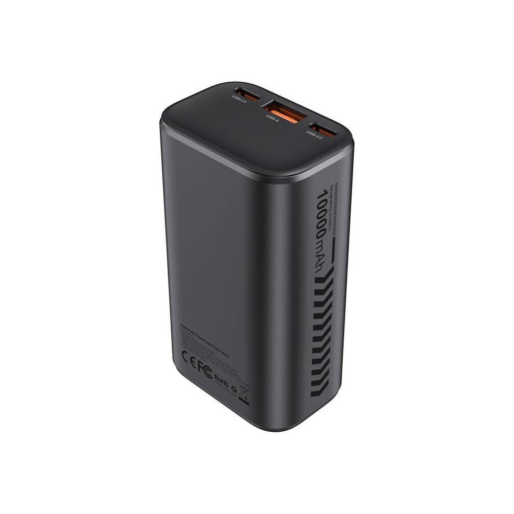 Choetech 6932112107299 B701-GY 10,000mAh PD30W USB-A + USB-C x 2, 3Ports & TFT Display Power Bank - Image 2