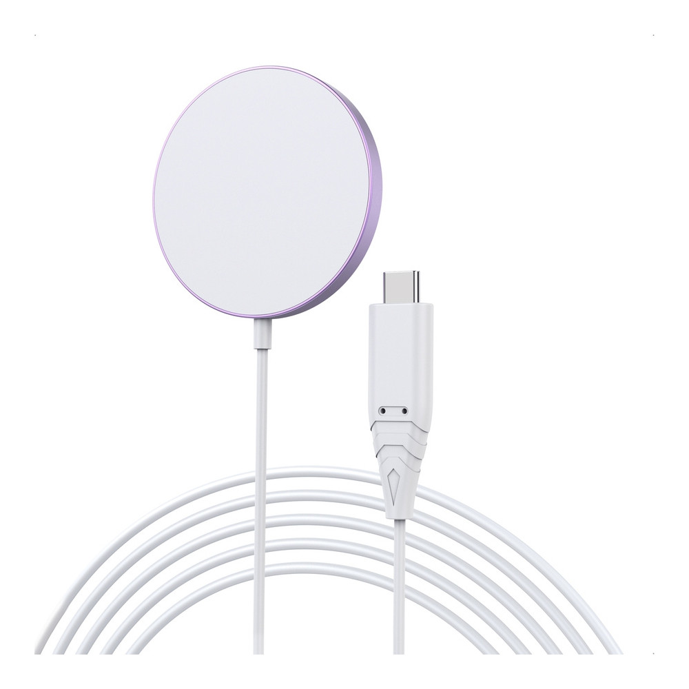 Choetech 6932112104717 T518-PK 15W Magnetic Wireless Charger for all Qi Cell Phone & iPhones 12/13/14/15/16/17 (Pink) - Image 4