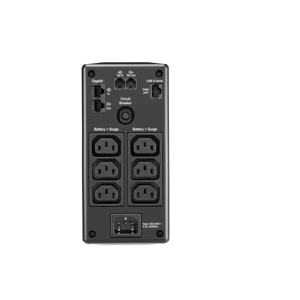 APC BR900MI BACK-UPS PRO (BR), 900VA, IEC(6), AVR, LCD MONITORING, 2YR WTY - Image 2