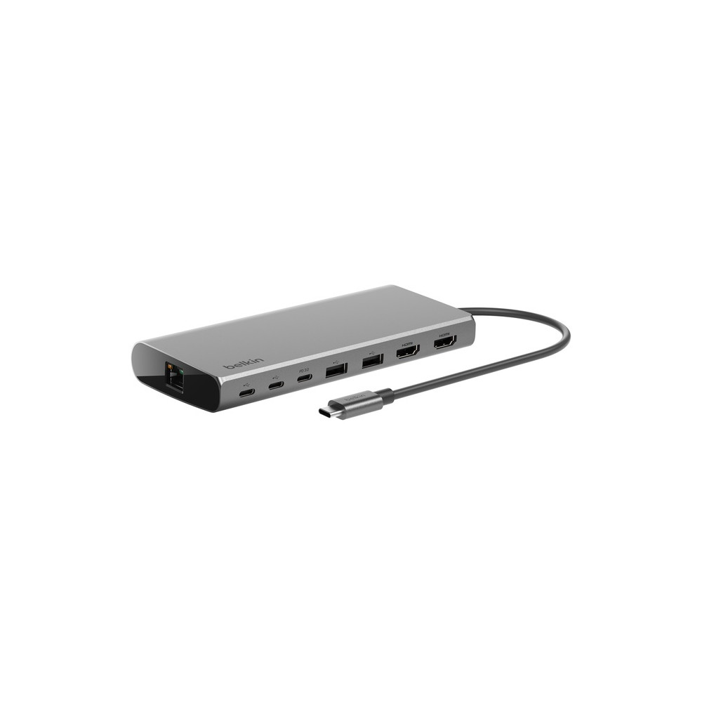 Belkin INC015BTSGY-CZ CONNECT UNIVERSAL USB-C 8-IN-1 DUAL DISPLAY HUB - Image 1