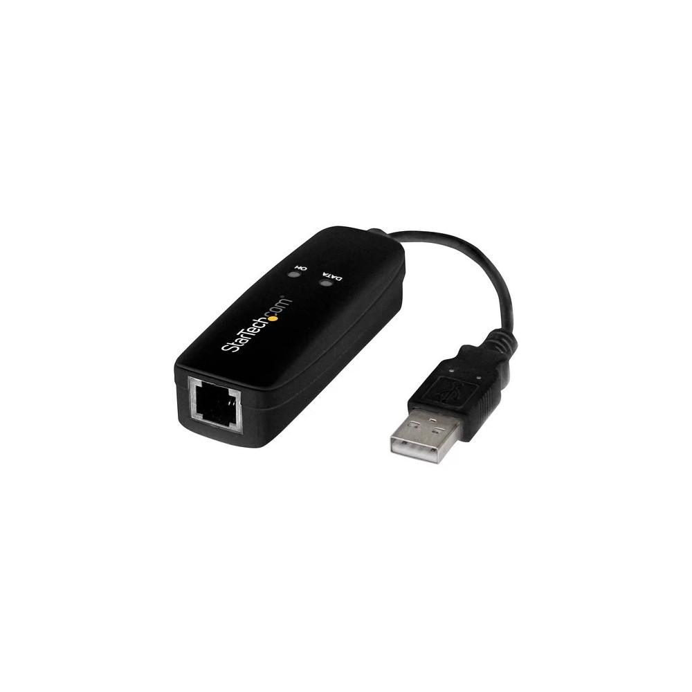 StarTech USB56KEMH2 Data/Fax Modem - USB 2.0 Type A - 56 kbit/s - Desktop - ITU-T V.17, ITU-T V.29, ITU-T V.27, ITU-T V.21 channel 2 Fax Technology - ITU-T V.90, ITU-T V.92, ITU-T V.34, ITU-T V.32, ITU-T V.22bis, ITU-T V.22, ITU-T V.23, ITU-T V.21 Modulat