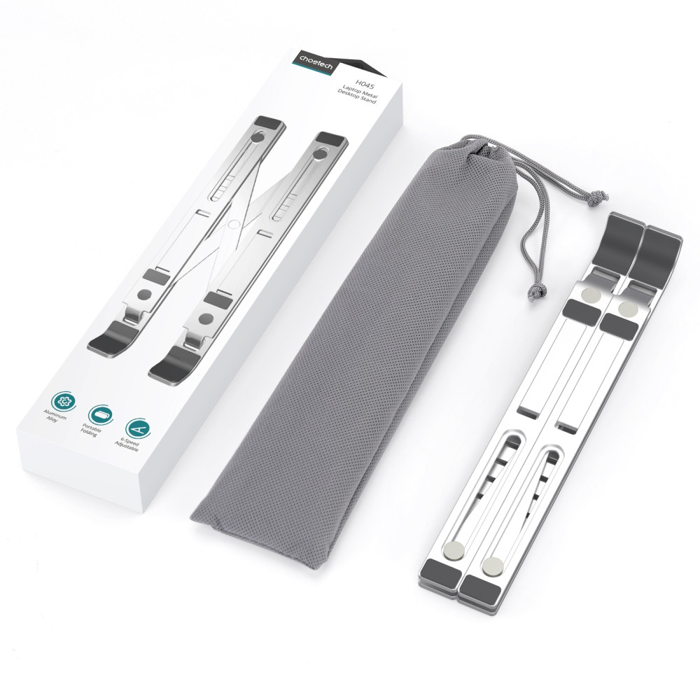 Choetech 6971824978896 H045-SL Aluminum Foldable Laptop Stand - Image 7