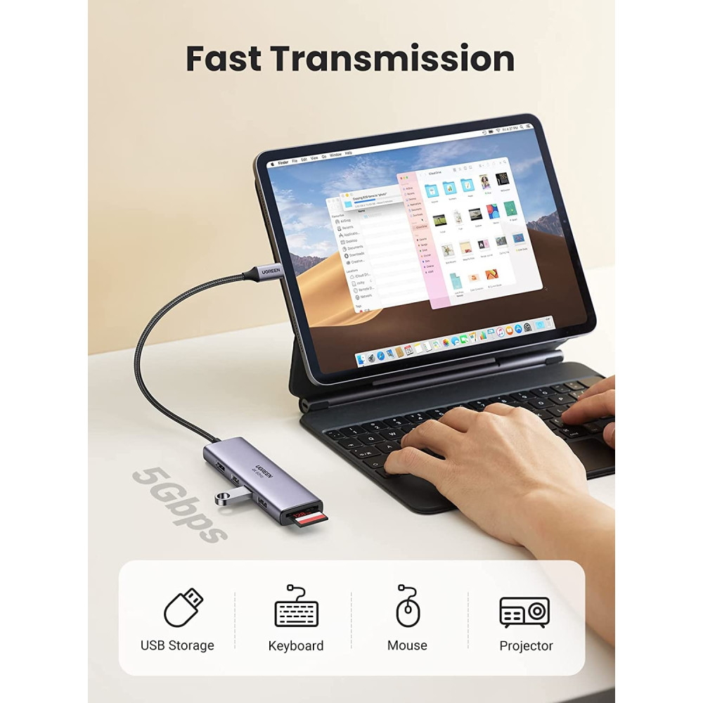 UGREEN 6957303863839 60383 Premium 6 in 1 USB C Hub - Image 4