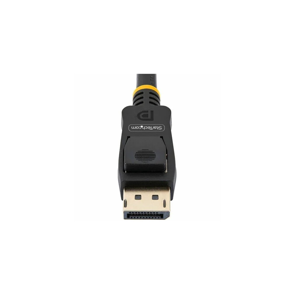 StarTech DISPLPORT6L 6ft (2m) DisplayPort 1.2 Cable, 4K x 2K UHD VESA Certified DisplayPort Cable, DP Cable/Cord for Monitor, w/ Latches - Cable for Audio/Video Device, Monitor, Workstation, Projector - First End: 1 x 20-pin DisplayPort 1.2 Digital Audio/