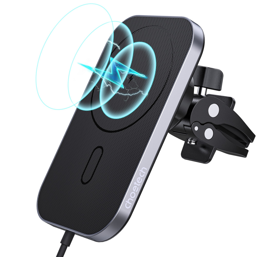 Choetech 6971824978445 T200-F-102BK MagLeap Magnetic Wireless Car Charger 1.5M - Image 4