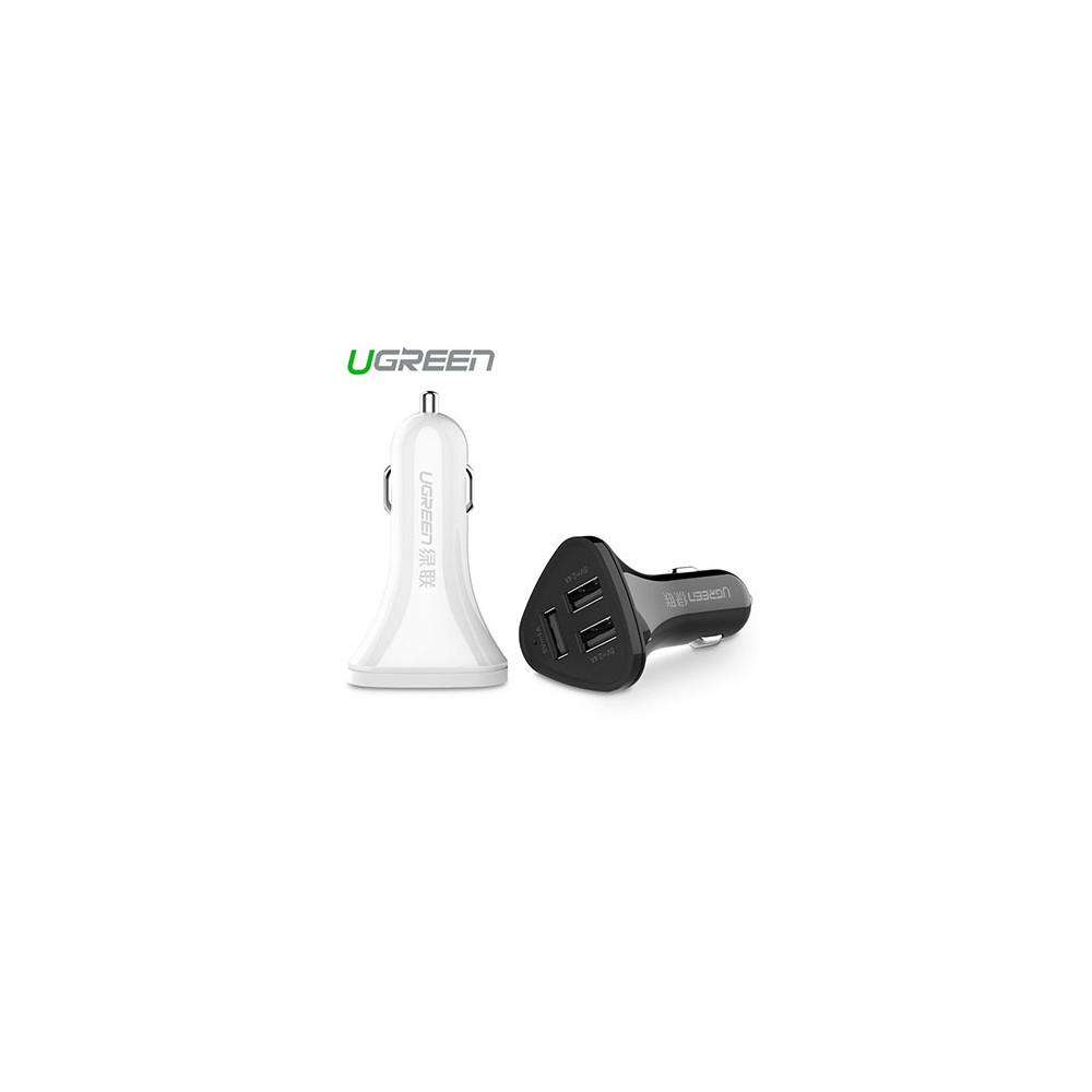 UGREEN 6957303842858 40285 29W 3 Port USB Car Charger White - Image 3