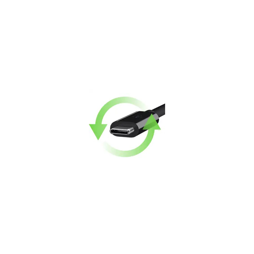 Belkin F2CU029BT1M-BLK 91.44 cm USB-C/USB-A Data Transfer Cable - Cable for MacBook, MacBook Pro - First End: 1 x USB 3.1 Type C - Male - Second End: 1 x USB 3.1 Type A - Male - 10 Gbit/s - Black - Image 4