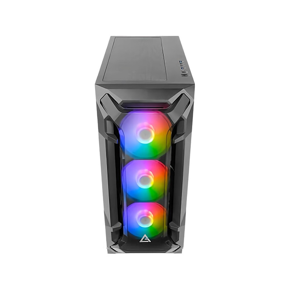 Antec DF600 FLUX High Airflow ARGB Tempered Glass Mid-Tower Case Black