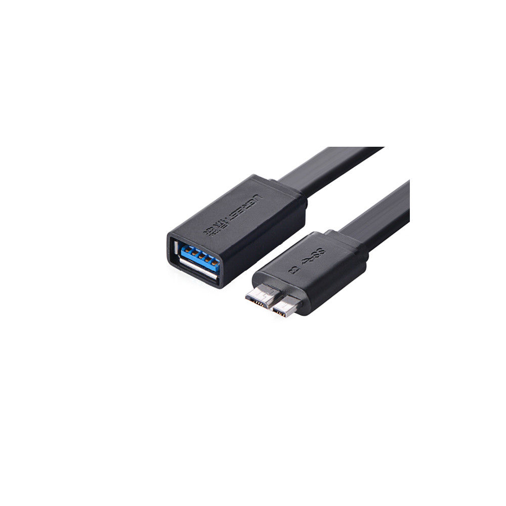 UGREEN 6957303818013 10801 NEW Micro-B 3.0 OTG flat cable for Note 3/S4/S5 - Image 1