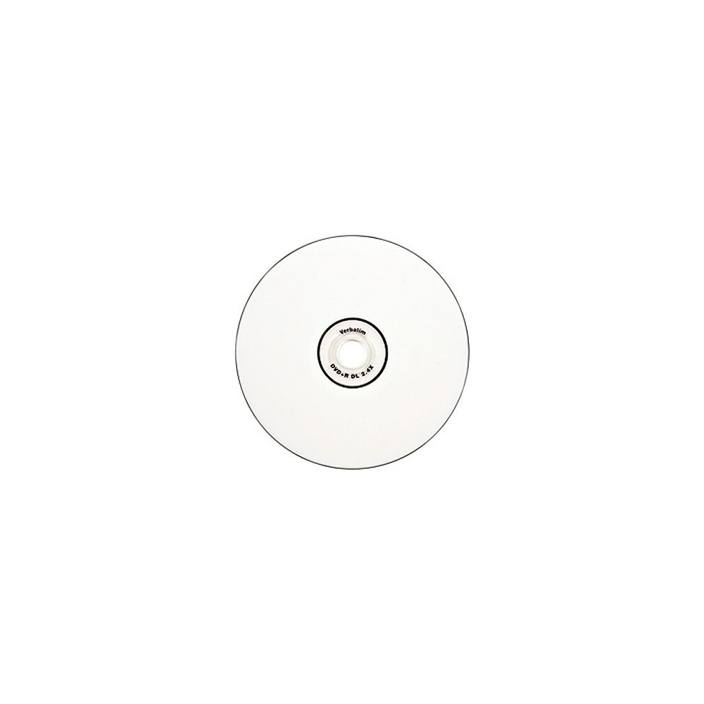 Verbatim 023942951230 95123 DL DVD+R 8.5GB 2.4X Printable 20 Pack - Image 2