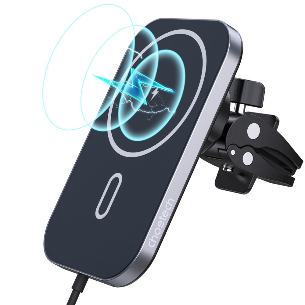Choetech 6971824979619 T200-F-V2 (201Bk) 15W Magleap Magnetic wireless Car charger & Holder 1M - Image 3