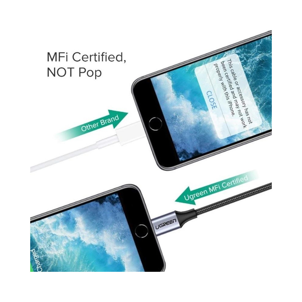 UGREEN 6957303837564 30756 Lightning to 3.5mm Audio Adapter - Image 3