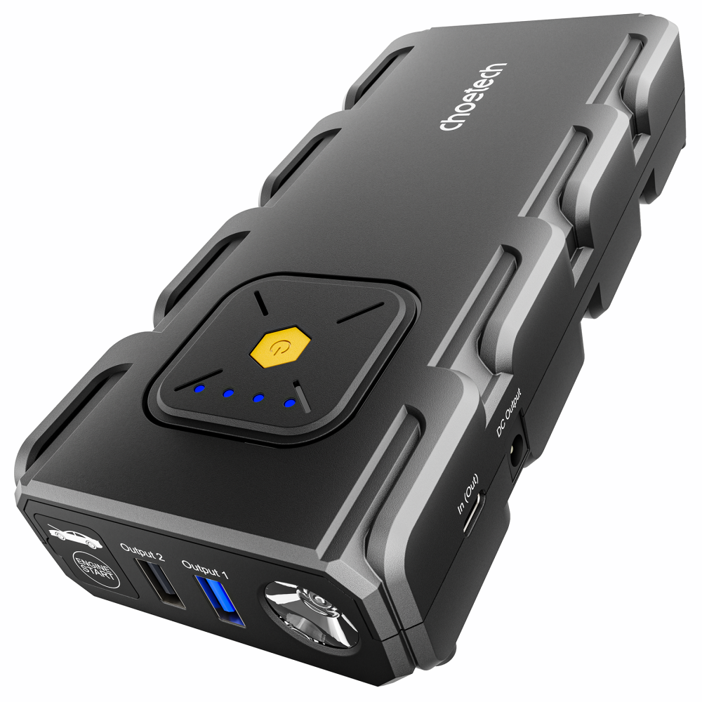 Choetech 6932112109576 TC0009 16000mAh Portable Car Jump Starter with Emergency Light