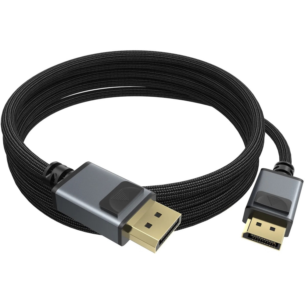 Choetech 6932112111722 XDD02-3M 16K 60Hz DP 2.1 Cable 80Gbps Braided for Gaming Monitor 3M - Image 1