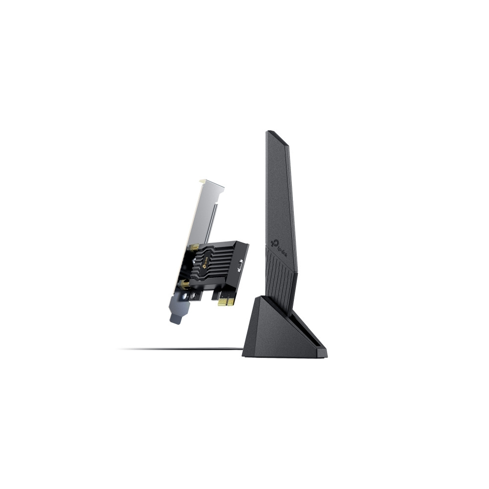 TP-LINK ARCHER TXE73E (E) AXE5400 Wi-Fi 6E Bluetooth PCIe Adapter 574Mbps at 2.4 GHz + 2402Mbps at 5 GHz + 2402 Mbps at 6 GHz - Image 1