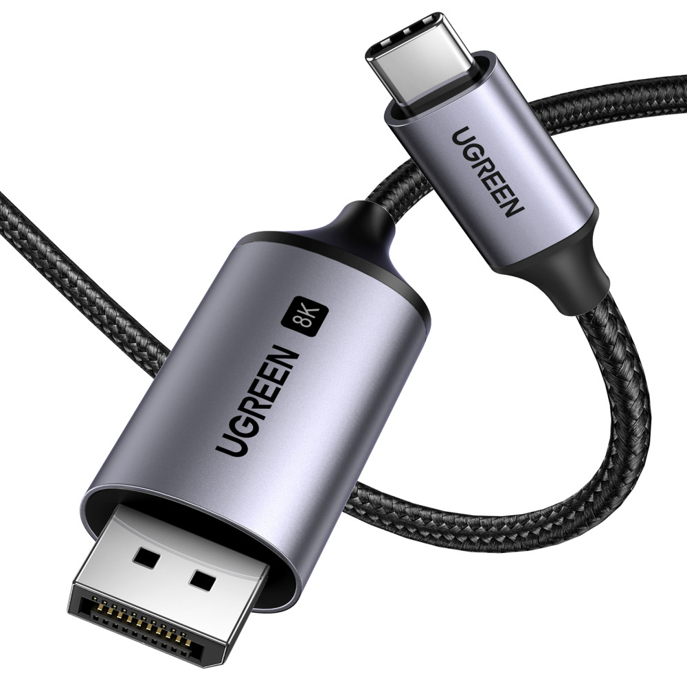 UGREEN 6941876221585 25158 Uni-Directional USB C to DisplayPort 1.4 Cable 2M - Image 2