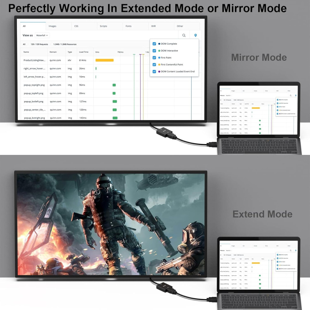 BENFEI B07XZ22KCD 000272BK HDMI Female to VGA Male with 3.5mm Audio Jack, Uni-Directional Adapter Black - Image 6