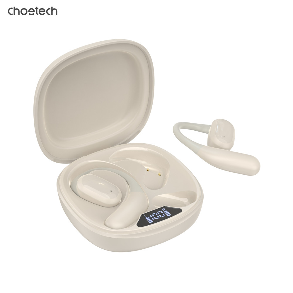 Choetech 6932112107305 BH-T25 OWS Painless new Concept Bluetooth V5.3 TWS Play time: 6 hours White - Image 1
