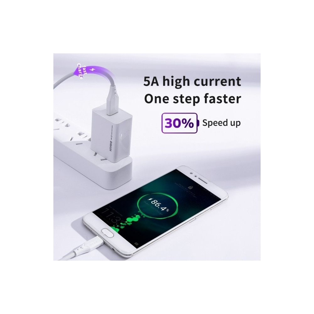 KIVEE 6941256108802 CT326 Lightning Charging Cable 1M White - Image 3